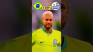 Brazil vs Uruguay | FIFA World Cup Qualifiers 2026 | Highlights #football 😎😱😭