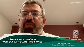 Cátedra SHCP: Política y Cartera de Inversiones