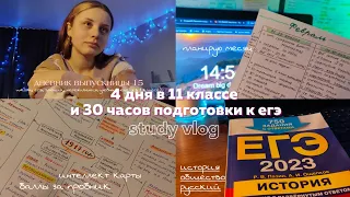 ✨дневник выпускницы 15/ пробники и баллы/ как учу общество?/ продуктивная неделя🕛/ study with me🫂