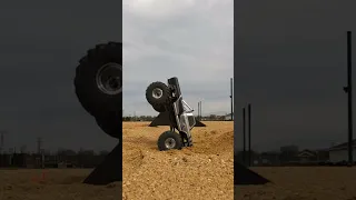 Mini Moonwalk! #Shorts #MonsterJam #monstertruck #RC #FMS #Smasher