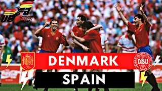 Spain vs Denmark 3-2 All Goals & Highlights ( 1988 UEFA EURO )