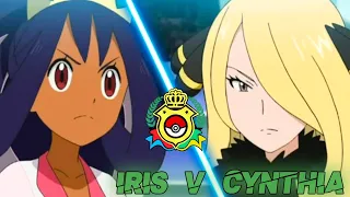 Iris Vs Cynthia amv  || Iris v Cynthia full Battle || Pokemon Journeys Episode 117