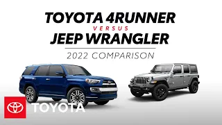 2022 Toyota 4Runner vs 2022 Jeep Wrangler | Toyota