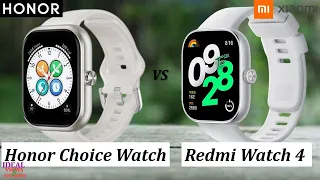 Honor choice watch vs xiaomi redmi watch 4