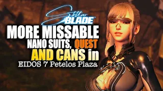 Stellar Blade - 2 Missable Side Quest Nano Suits & Cans in Eidos 7 Petelos Plaza End of A Nightmare