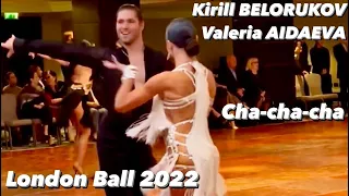 Kirill Belorukov - Valeria Aidaeva | London Ball 2022 | Cha-cha-cha | Final | WDC Professional latin