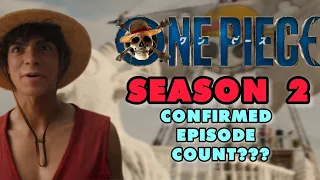 One Piece Live Action Season 2 CONFIRMED Episode COUNT??? #onepieceliveaction #onepiecenetflix