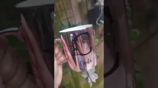 Caneca cromada Rose