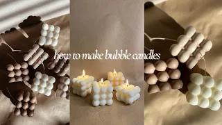 TUTORIAL: how to make the perfect bubble candles | Soyaya