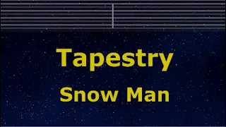 Karaoke♬ Tapestry - Snow Man 【No Guide Melody】 Instrumental, Lyric