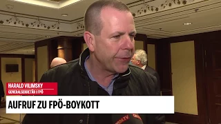 Aufruf zum Boykott von FPÖ-Ministern