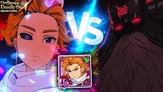 IMPRESSIVE! CHAOS ARTHUR VS. PURGATORY DEMON KING BATTLE! | Seven Deadly Sins: Grand Cross