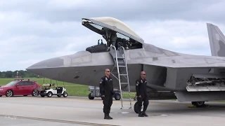 F-22 Raptor Launch: 2018 Air Power Over Hampton Roads (Sunday)