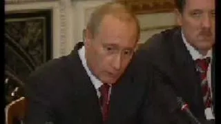 В.Путин.Вступительное слово на встрече.01.11.05