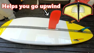 How to Wing Surf Upwind on a SUP by Installing a Centerboard