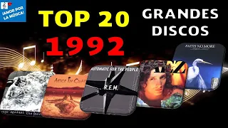 Top 20 - 1992 - Grandes discos lanzados ese año.