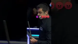When Ronnie O'Sullivan gets angry while playing snooker