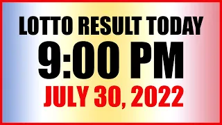 Lotto Result Today 9pm Draw July 30 2022 Swertres Ez2 Pcso