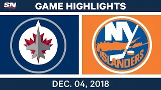 NHL Highlights | Jets vs. Islanders - Dec 4, 2018