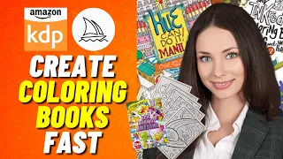 How To Create Coloring Books FAST With Midjourney For Amazon KDP 2023 (Tutorial)