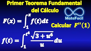 Teorema Fundamental del Cálculo, ejercicio resuelto