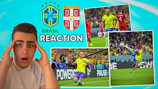 ENGLISH FAN REACTS TO RICHARLISON WONDER GOAL! - Brazil 2-0 Serbia