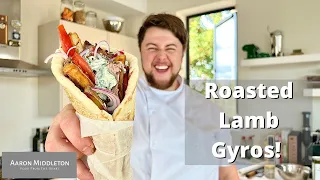 How to make Roasted Lamb Gyros / My Favourite Kebab Shop Treat