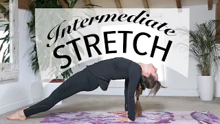 Full-Body Yoga Stretch - Intermediate Minimal Cues Yoga Flow - YogaCandi