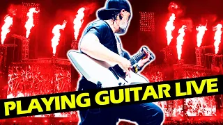 LARS ULRICH PLAYING NOTHING ELSE MATTERS ON GUITAR LIVE (RARE) #METALLICA