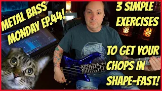 💥3 Exercises to SUPERCHARGE your technique! Is talent actually a liability?(Metal Bass Monday EP.44!