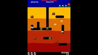 Arcade Longplay - DigDug (1982) Namco