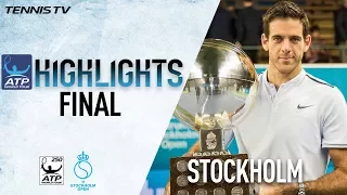 Final Highlights: Del Potro Beats Dimitrov At Stockholm 2017