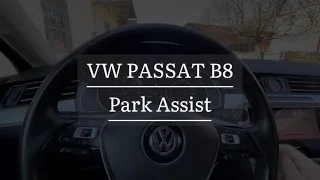 Passat B8 Автоматичне паркування, як це працює (VW Passat B8 Park Assistant)