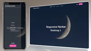 How To Make Responsive Navbar with Bootstrap 5 | Step by Step Tutorial
