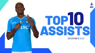 The top 10 assists of December | Top Assists | Serie A 2023/24