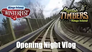 Kings Island Winterfest 2017 Opening Night! Vlog #2