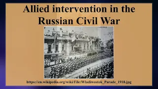 Allied Intervention In The Russian Civil War