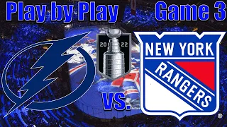 Tampa Bay Lightning vs. New York Rangers - Live NHL play by play