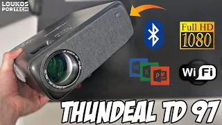 THUNDEAL TD97 😍 - MELHOR PROJETOR CUSTO BENEFICIO FULL HD 2023 PARA AMBIENTES CLAROS!