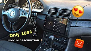 INSTALL FULL ECRAN GPS BMW E46 ANDROID AUX BT USB CAMERA AliExpress