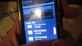 Nokia X6/Symbian S60 Slide-to-unlock