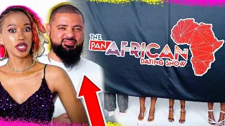 African American Man Speed Dates 4  Women Behind a Curtain