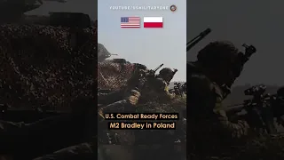 The 🇺🇲🇵🇱 US Ready-Combat Forces Heavy Training in Poland #shorts