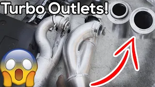 N54 Turbo Outlet Upgrade MUST HAVE for 500hp