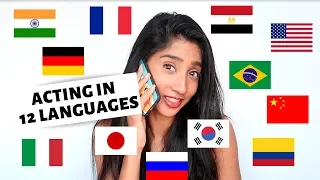 Polyglot Acting in 12 LANGUAGES | Guess Where I Am From!