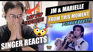 JM Dela Cerna & Marielle Montellano - FROM THIS MOMENT  Ta|wag Ng Tanghalan Duets | SINGER REACTION