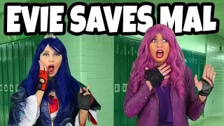 Evie Saves Mal after She is Kicked Out of Auradon. Part 2. Totally TV