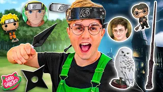 CAIXA MISTERIOSA DO NARUTO VS DO HARRY POTTER ! Duelo de Caixas Misteriosas