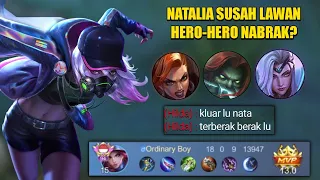 THIS IS HOW TO PLAY ROAMER NATALIA AGAINST ANNOYING META | NATALIA BEST BUILD 2023 - MLBB