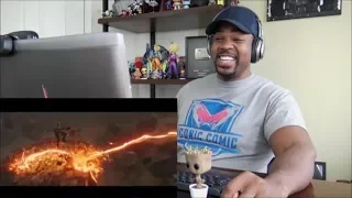 AVENGERS INFINITY WAR Spiderman Kicks Thanos Trailer NEW - REACTION!!!